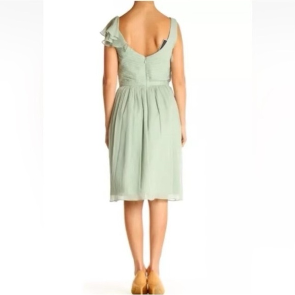 NWT  Silk Crew Dress size 2 wedding bridesmaid Kelly green cocktail fairy core - Picture 2 of 8